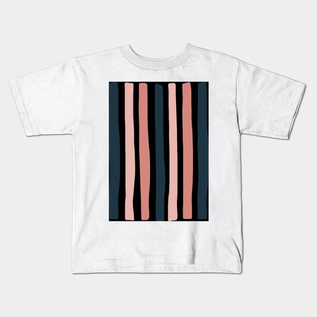 vertical stripes Kids T-Shirt by beleafcreativ